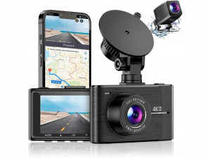 Rejestrator samochodowy jazdy kamera cofania 128GB Wifi GPS SONY 4K UHD