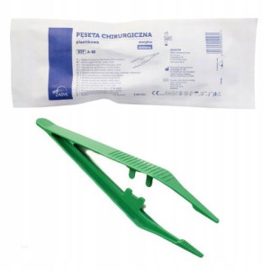 Pęseta Chirurgiczna Jałowa Zarys 13 Cm