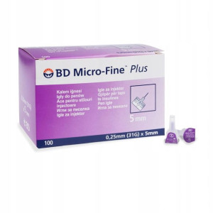 Igły Do Penów Bd Micro-fine 31 G X 5 Mm 100 Szt.