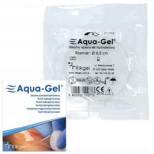 Opatrunek Hydrożelowy Aqua Gel Ø 6,5 Cm