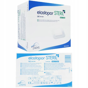 Opatrunek Jałowy Elastopor Steril 5 Cm X 7,2 Cm 100 Szt.