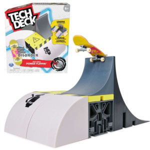 Tech Deck fingerboard zestaw rampa Power Flippin' + deskorolka