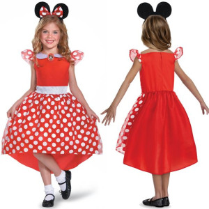 Kostium dla dzieci, Strój Karnawałowy Myszka Minnie 109-123 cm 5-6 lat
