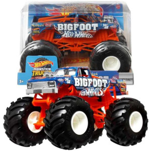 Hot Wheels Monster Trucks Oversized Duży Pojazd Bigfoot