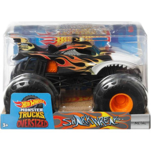 Hot Wheels Monster Trucks Oversized Duży Pojazd Shark Wreak