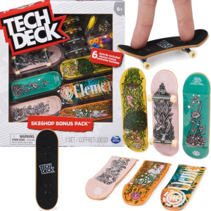 Tech Deck zestaw Sk8Shop 6 deskorolek Bonus Pack Element + akcesoria