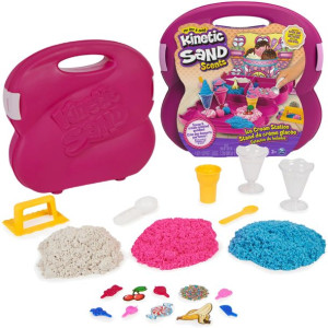 Kinetic Sand Scents Walizka Zestaw Lodziarnia pachnący piasek kinetyczny +