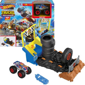 Hot Wheels Monster Trucks Arena Smashers Wieża z Opon