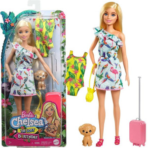 Barbie Chelsea The Lost Birthday Wakacyjna lalka z pieskiem