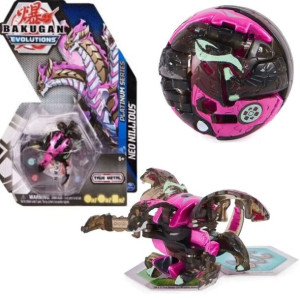 Bakugan Evolutions Figurka Bitewna True Metal Platinum Neo Nillious i Karty