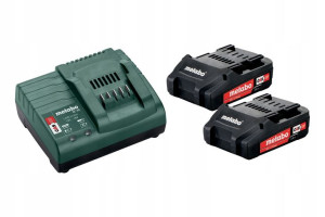 ZESTAW 2x Akumulator 2,0Ah 18V + SC 30 METABO