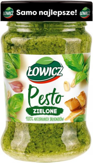Łowicz Pesto Zielone Bazyliowe 180g