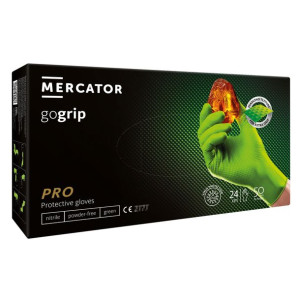 Rękawiczki Nitrylowe Gogrip 50sz. "xl" 9-10 Zielone