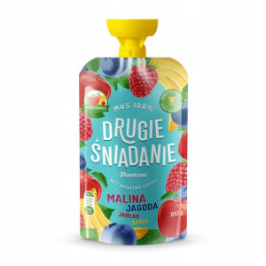 Dawtona Drugie Śniadanie Banan Jagoda Malina 100g