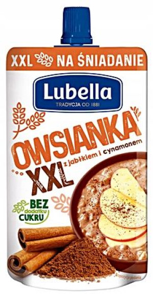 Lubella Owsianka XXL z Jabłkiem i Cynamonem 170g