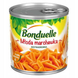 Bonduelle Młoda Marchewka Ekstra Drobna 400g