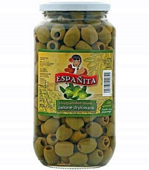 Espanita Oliwki Zielone Drylowane 920g
