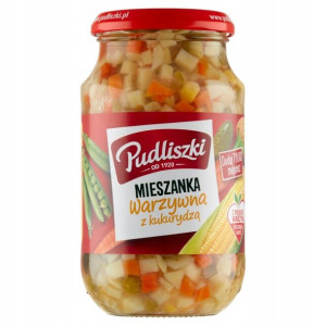 Pudliszki Mieszanka Warzywna z Kukurydzą 450g