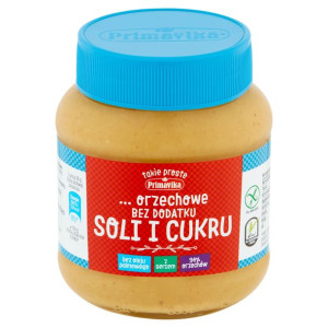 Primavika Masło Orzechowe bez soli i cukru 350g