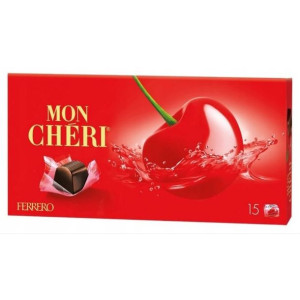 Pralinki Mon Cheri Ferrero Bombonierka 157g Praliny z alkoholem