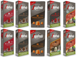 Kapsułki SEGAFREDO NESPRESSO MIX SMAKÓW 100szt BIO
