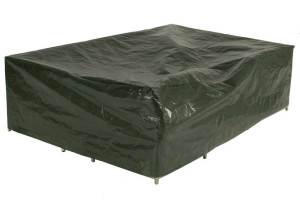 Pokrowiec na narożnik ogrodowy 215x148x62cm zielony gruby