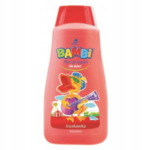 Bambi Płyn do Kąpieli dla Dzieci Truskawka 500ml