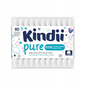 Kindii Pure Patyczki Dla Dzieci 60 sztuk