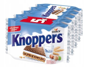 KNOPPERS WAFELEK Mleczno - Orzechowy Storck 5x25g
