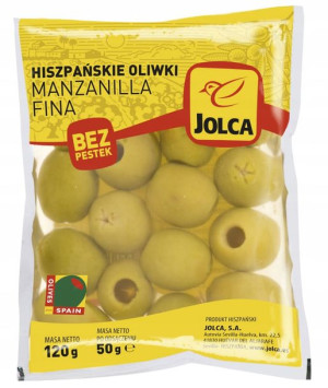 Jolca Oliwki Zielone Manzanilla Bez Pestek 120g
