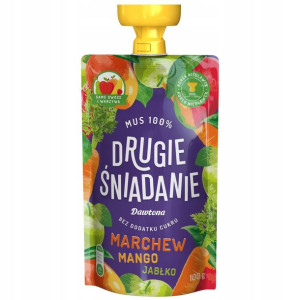 Dawtona Mus Jabłko Marchew Mango 100g