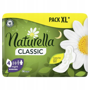 Naturella Classic Night Podpaski na Noc 14 szt