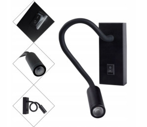 Lampa LED Lampka Nocna Kinkiet Biurkowa Ścienna