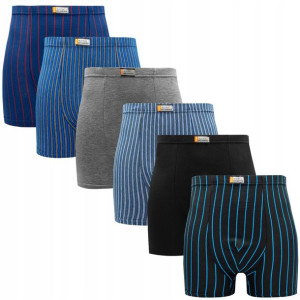6x Bokserki Męskie Bixtra Majtki Rozmiar 4xl