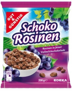 Rodzynki w czekoladzie 200g DE
