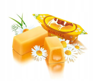 Cukierki KRÓWKA Roshen mleczne 1kg krówki