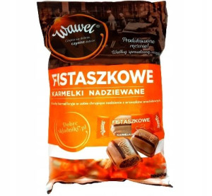 Cukierki Fistaszkowe nadziewane Wawel zawijane 1kg