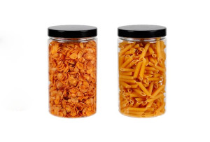 Słoik Plastikowy 1500ml Pojemnik Na Żywność 2szt