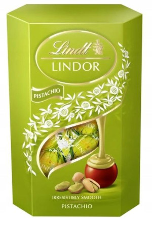 Lindt Lindor Pistacja nadzieniem pistacjowym 200g