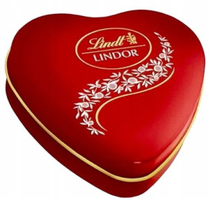 Czekoladki Praliny Lindt Serce Lindor PUSZKA