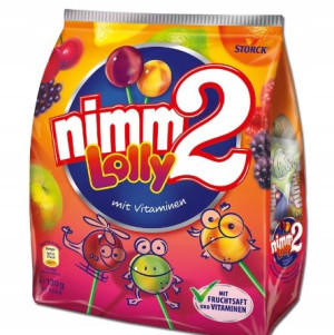 Nimm 2 Lizaki 200g / 20szt z witaminami z Niemiec