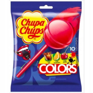 Chupa Chups COLORS Lizaki BARWIĄCE Język 10szt.