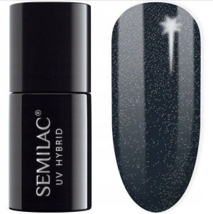 Semilac Lakier Hybrydowy 325 Frosty Carbon Shimmer 7ml