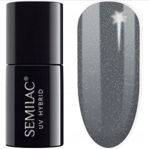 Semilac Lakier Hybrydowy 326 Foggy Gray Shimmer 7ml