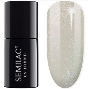Semilac Lakier Hybrydowy 328 Chilled Beige Shimmer 7ml