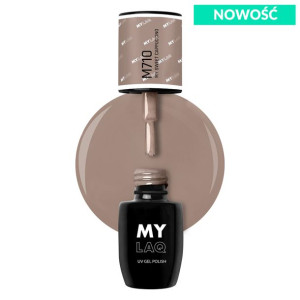 MYLAQ Lakier Hybrydowy M710 My Sweet Cappuccino 5 ml