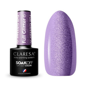 Claresa Lakier hybrydowy FULL GLITTER 6 - 5g