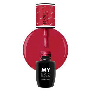 MYLAQ Lakier Hybrydowy M779 My Intense Pink 5 ml