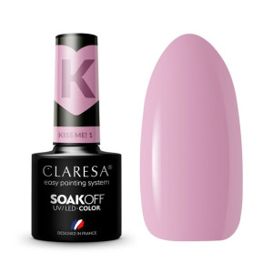 Claresa Lakier hybrydowy Kiss Me 1 - 5g