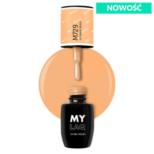 MYLAQ Lakier Hybrydowy M729 My Sandy Beach 5ml